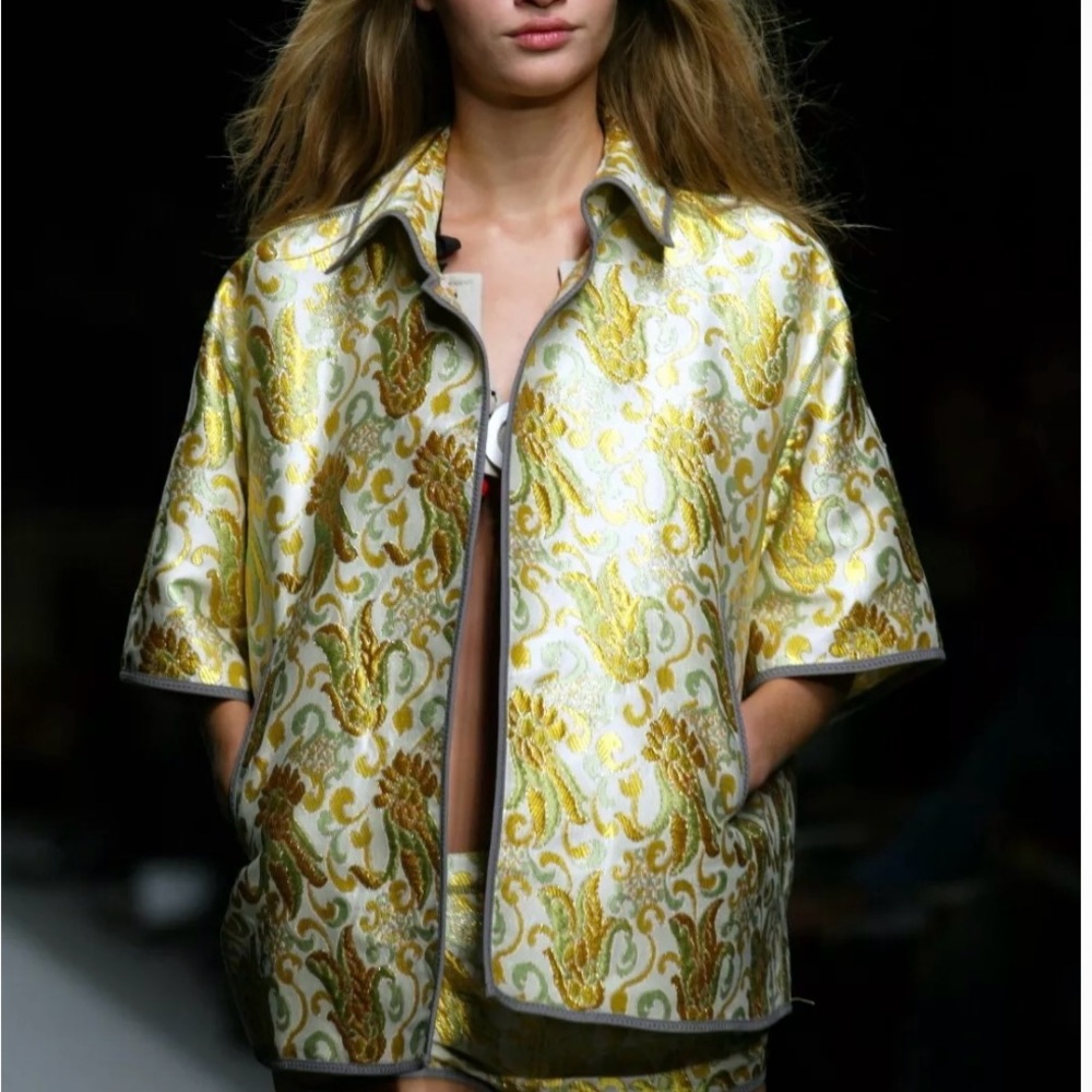 Prada Brocade Runway Jacket